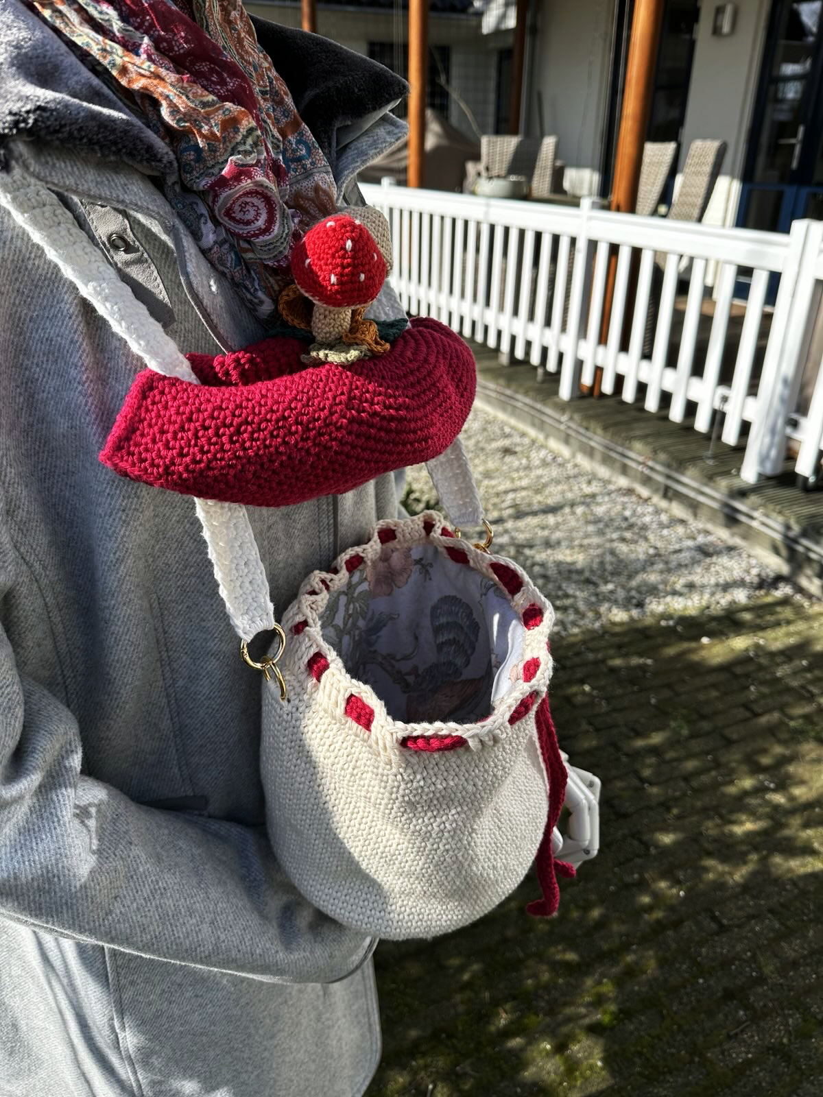 Fungi Forager Bag Red