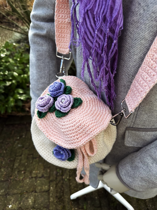 Wildflower Whimsy Bag Pink & Purple