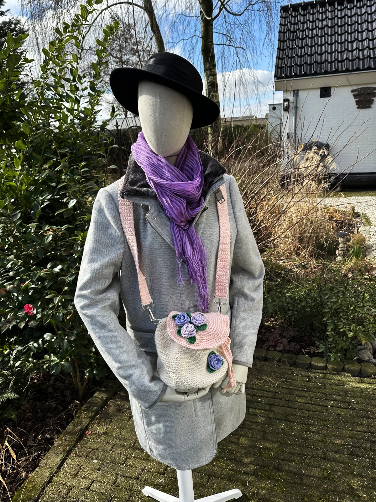Wildflower Whimsy Bag Pink & Purple