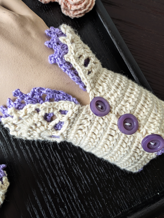 The Short Lace Waltz Purple #006