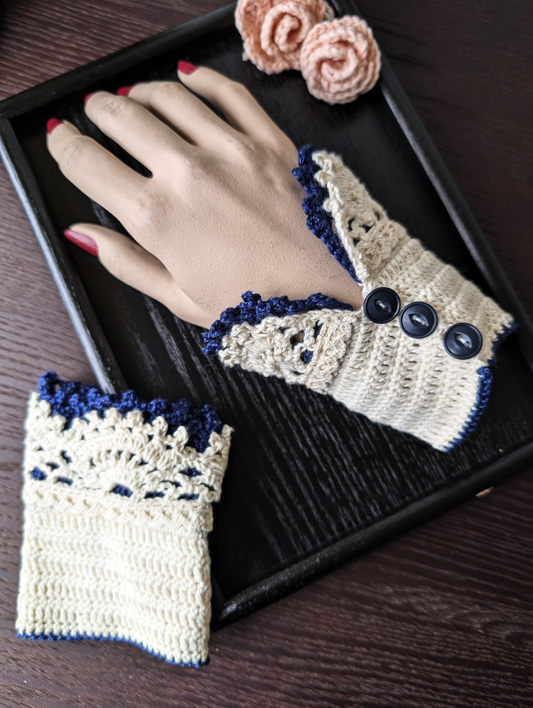 The Short Lace Waltz Dark Blue #001