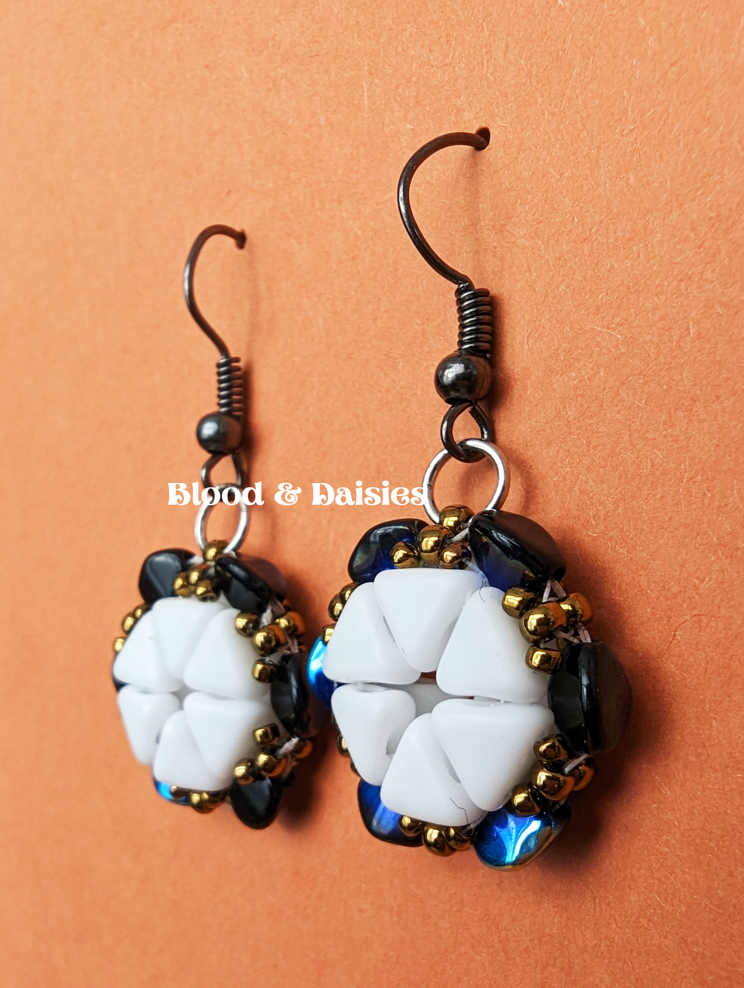 Sapphire Snowfall Earrings