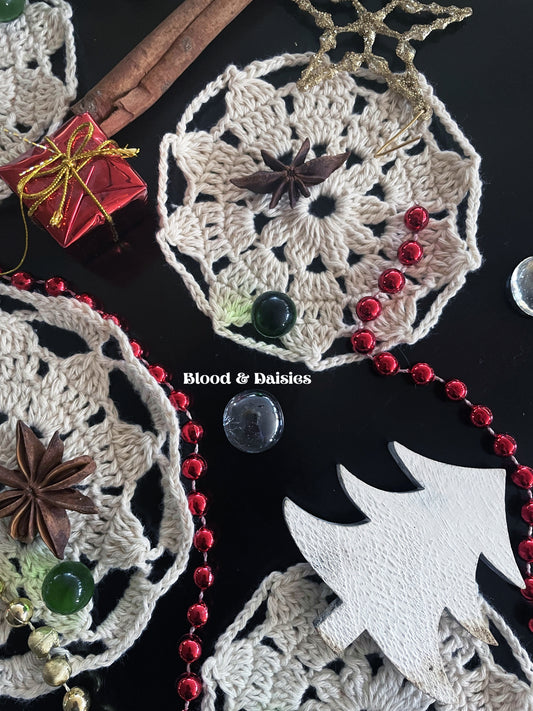 Porcelain Whim Coaster Set 6 + 1