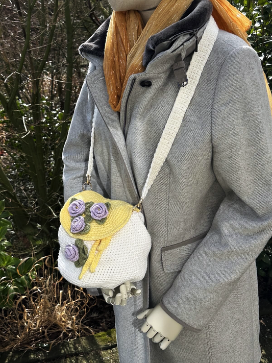Wildflower Whimsy Bag Yellow & Purple