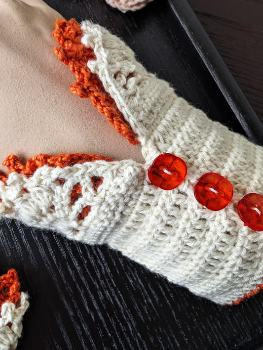 The Short Lace Waltz Orange #008