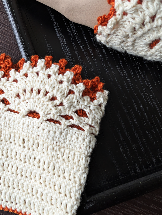 The Short Lace Waltz Orange #008