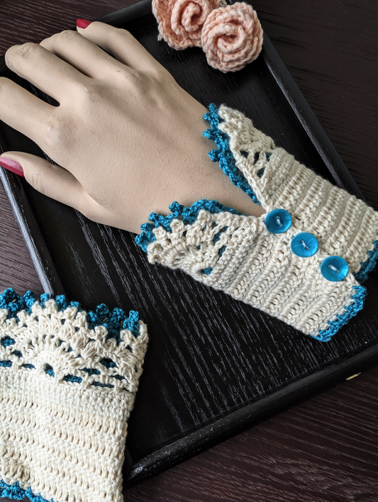 The Short Lace Waltz Bright Blue #012