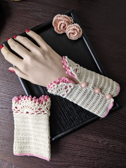 The Medium Lace Waltz Pink #002