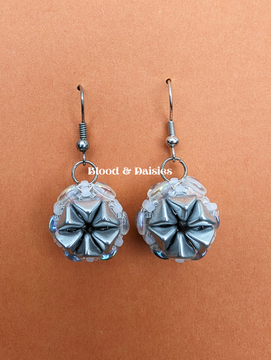 Silver Shimmer Earrings