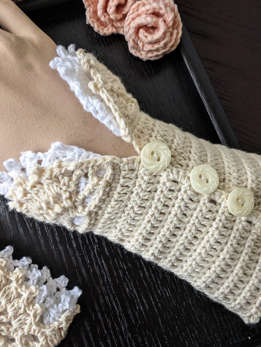 The Medium Lace Waltz White #003