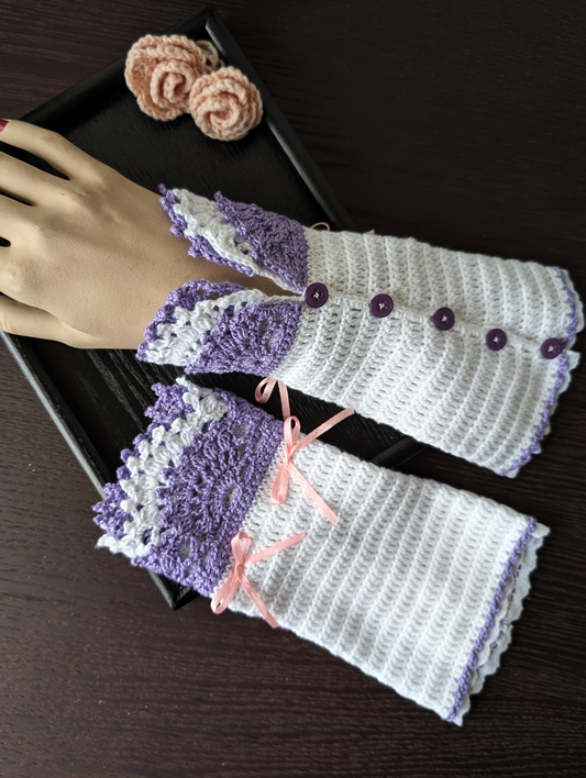 The Long Lace Waltz Purple #003