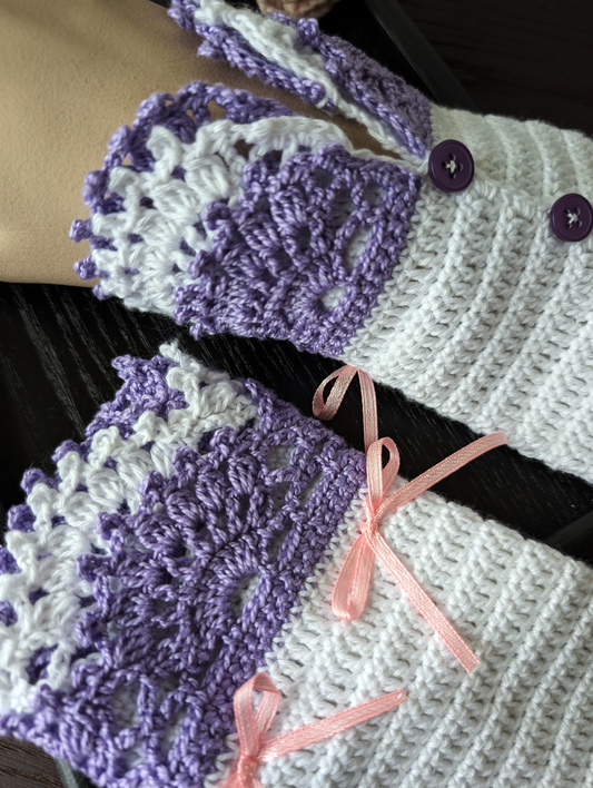 The Long Lace Waltz Purple #003