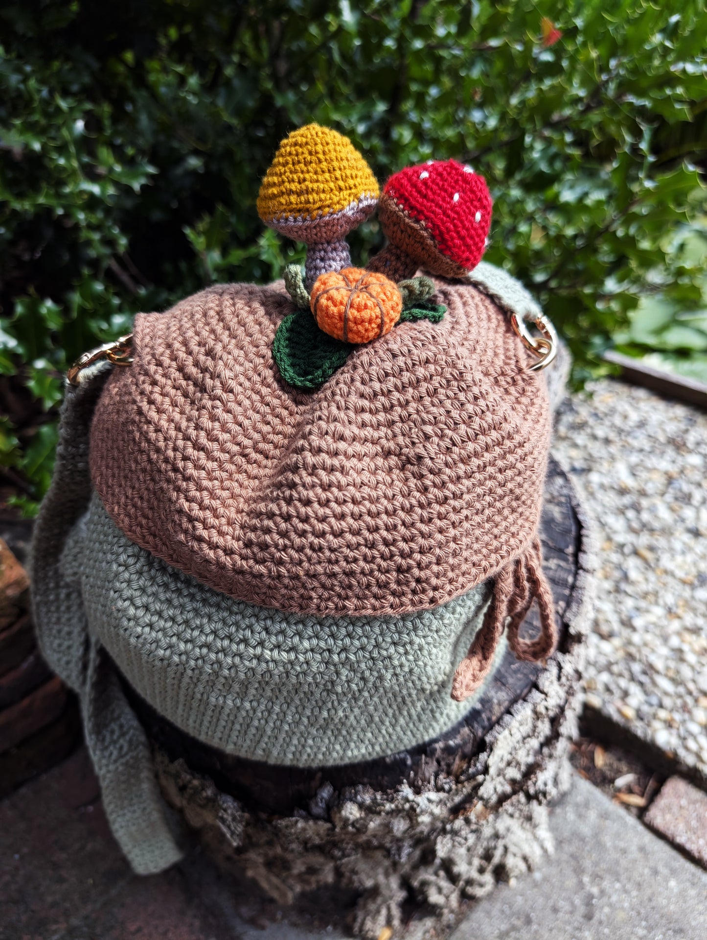 Fungi Forager Bag Brown #002