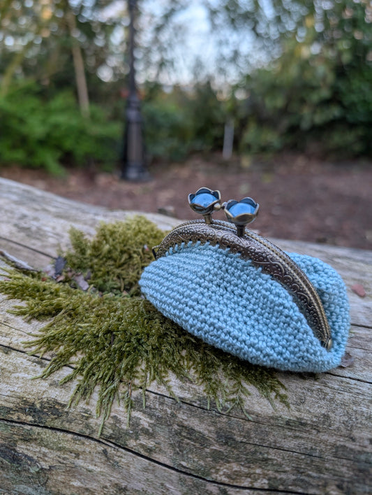 Floral Fancies Wallet Blue