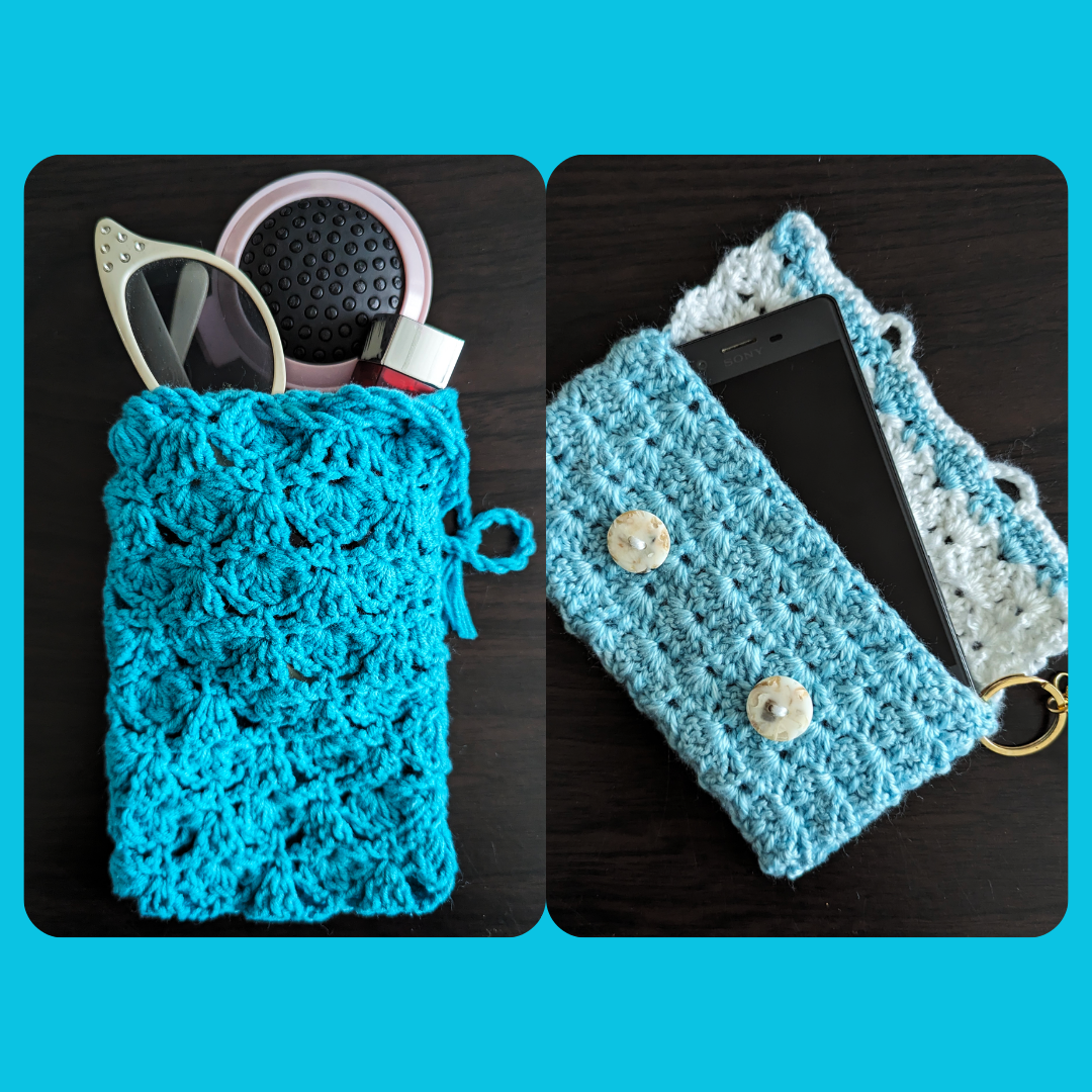 Pixie Pocket Blue & White