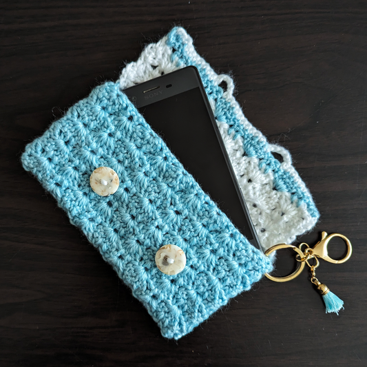 Pixie Pocket Blue & White