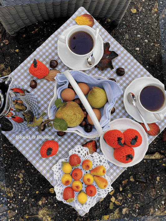 Egg - O - Lantern Cozy Covers - Blood & Daisies