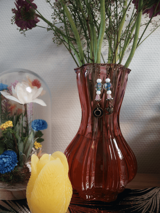 Floral Tea Party Earrings - Blood & Daisies