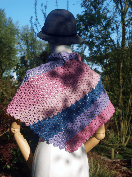 Hydrangea Hues Shawl - Blood & Daisies