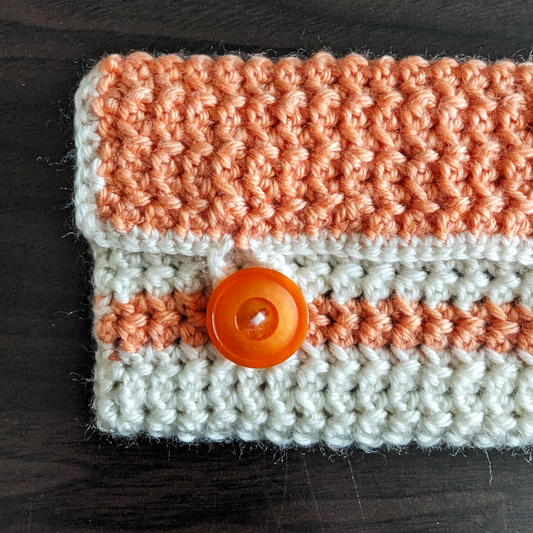 Pixie Pocket White & Orange