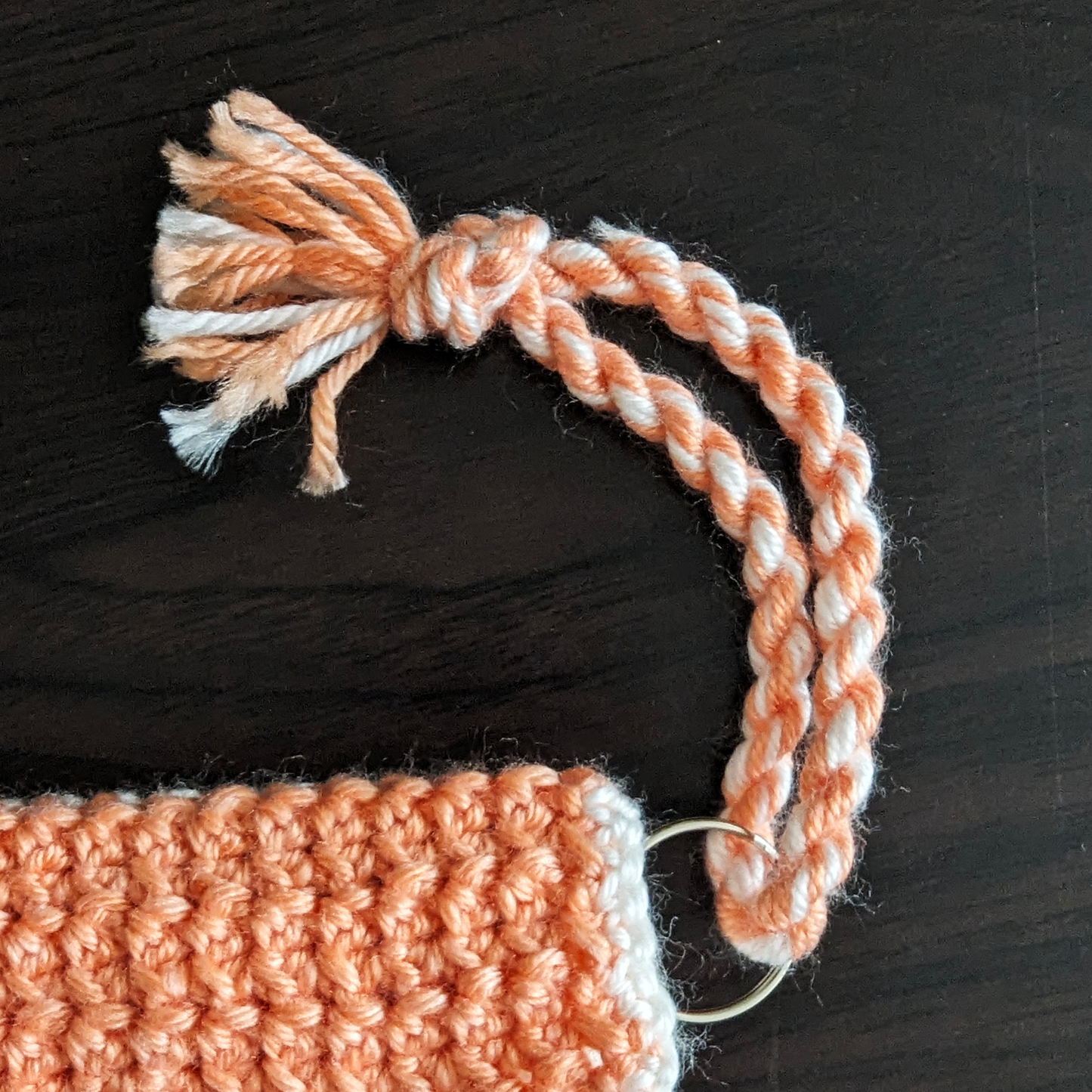 Pixie Pocket White & Orange