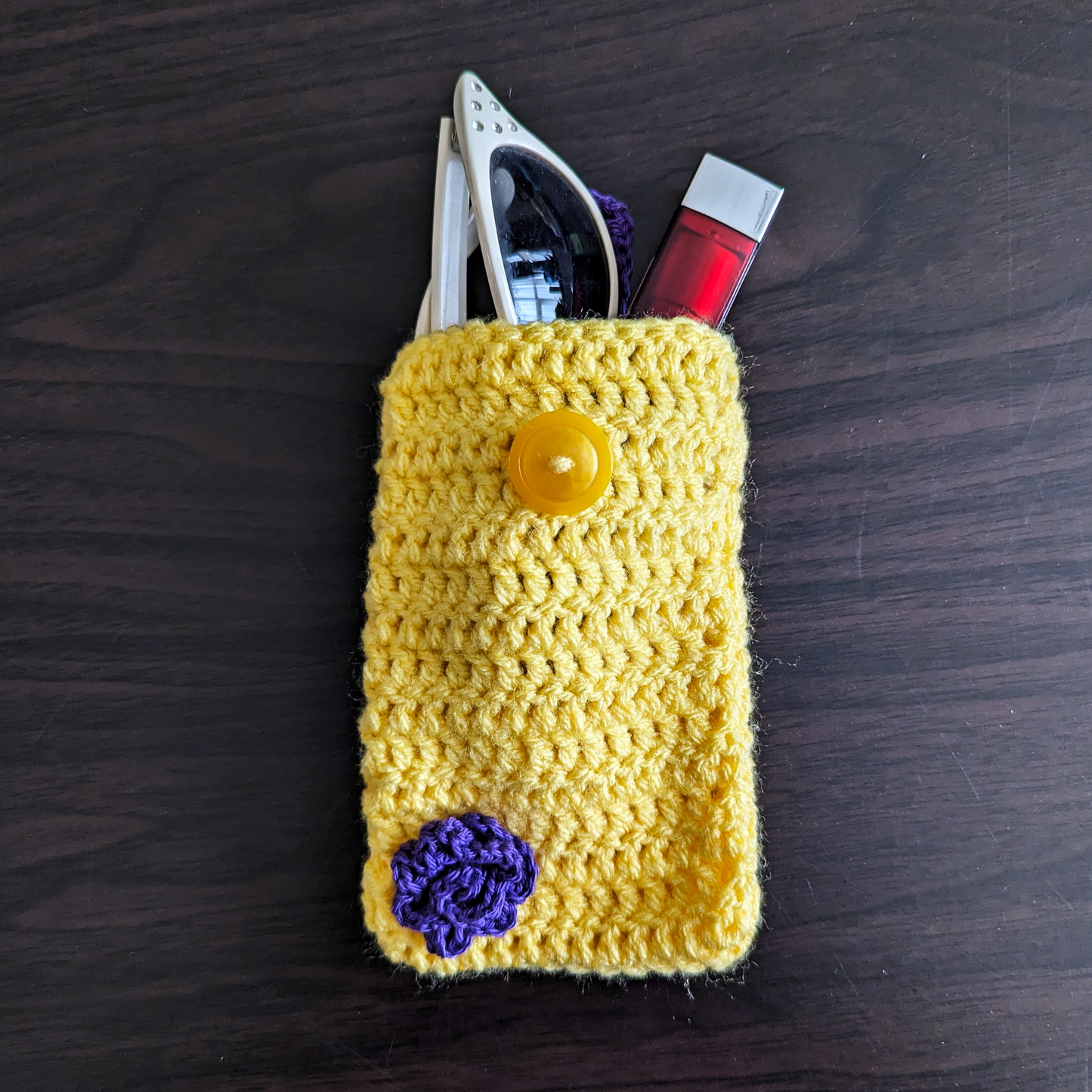 Pixie Pocket Yellow & Purple