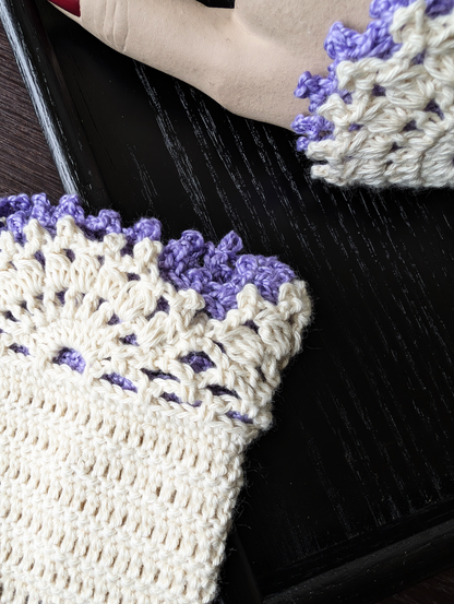 The Short Lace Waltz Purple #006
