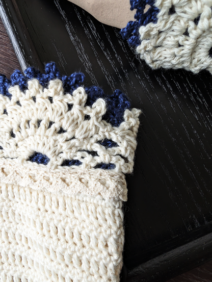 The Short Lace Waltz Dark Blue