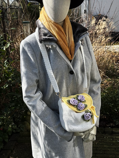 Wildflower Whimsy Bag Yellow & Purple
