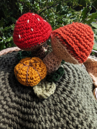 Fungi Forager Bag Green #001