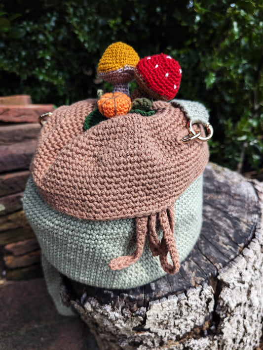 Fungi Forager Bag Brown #002