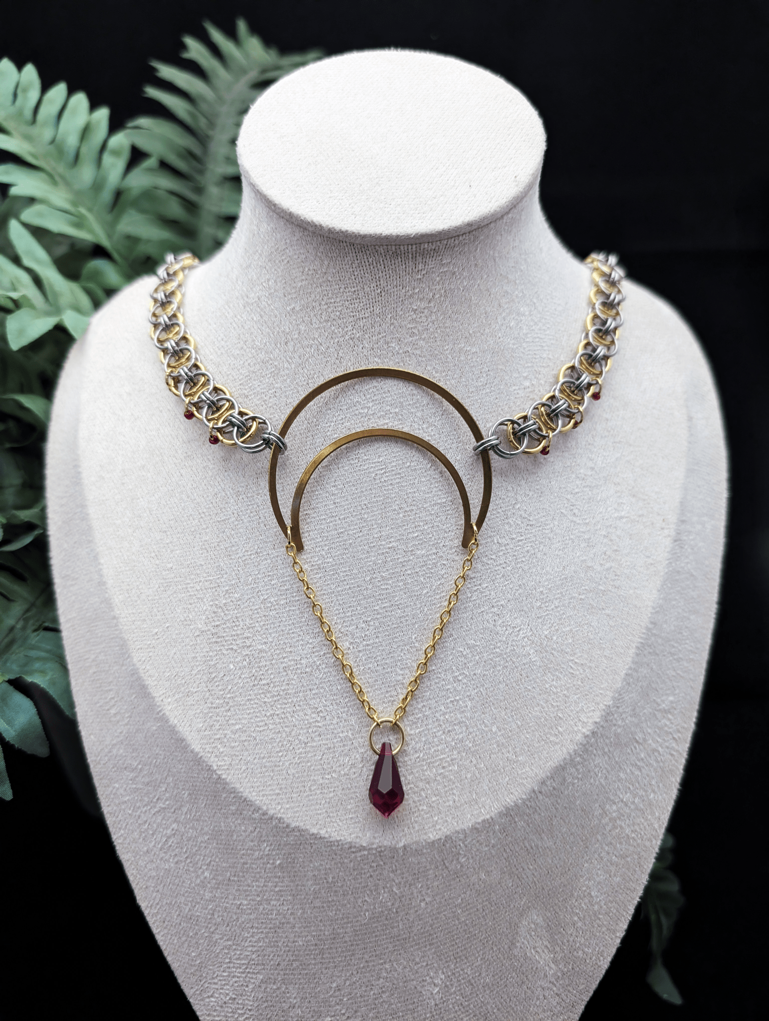 Blood Moon Necklace - Blood & Daisies