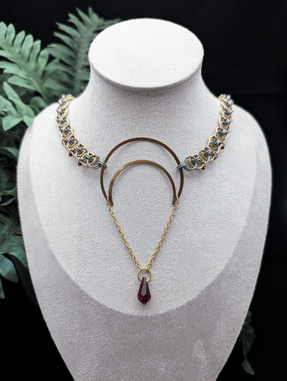Blood Moon Necklace - Blood & Daisies