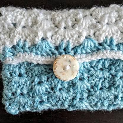 Pixie Pocket Blue & White