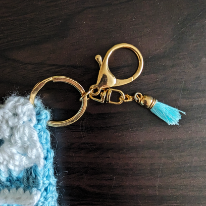 Pixie Pocket Blue & White
