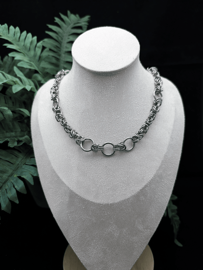 Chain of Command Necklace - Blood & Daisies