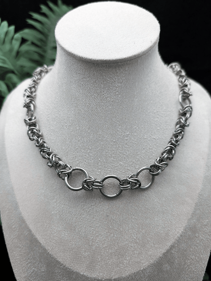 Chain of Command Necklace - Blood & Daisies