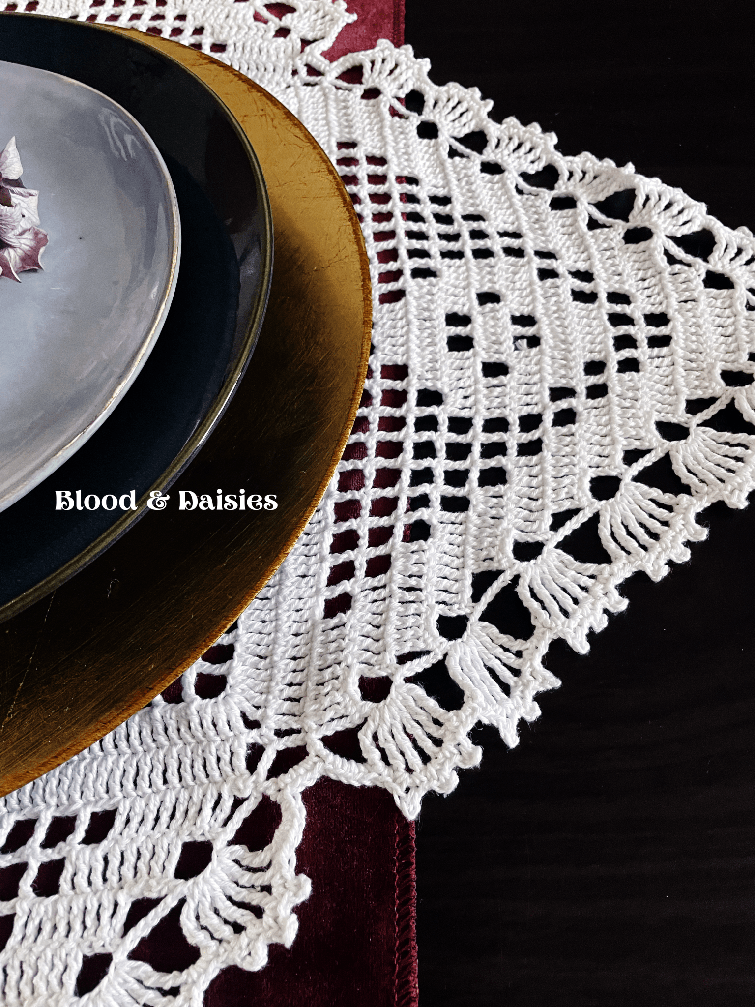 Dainty Doily Delights - Blood & Daisies