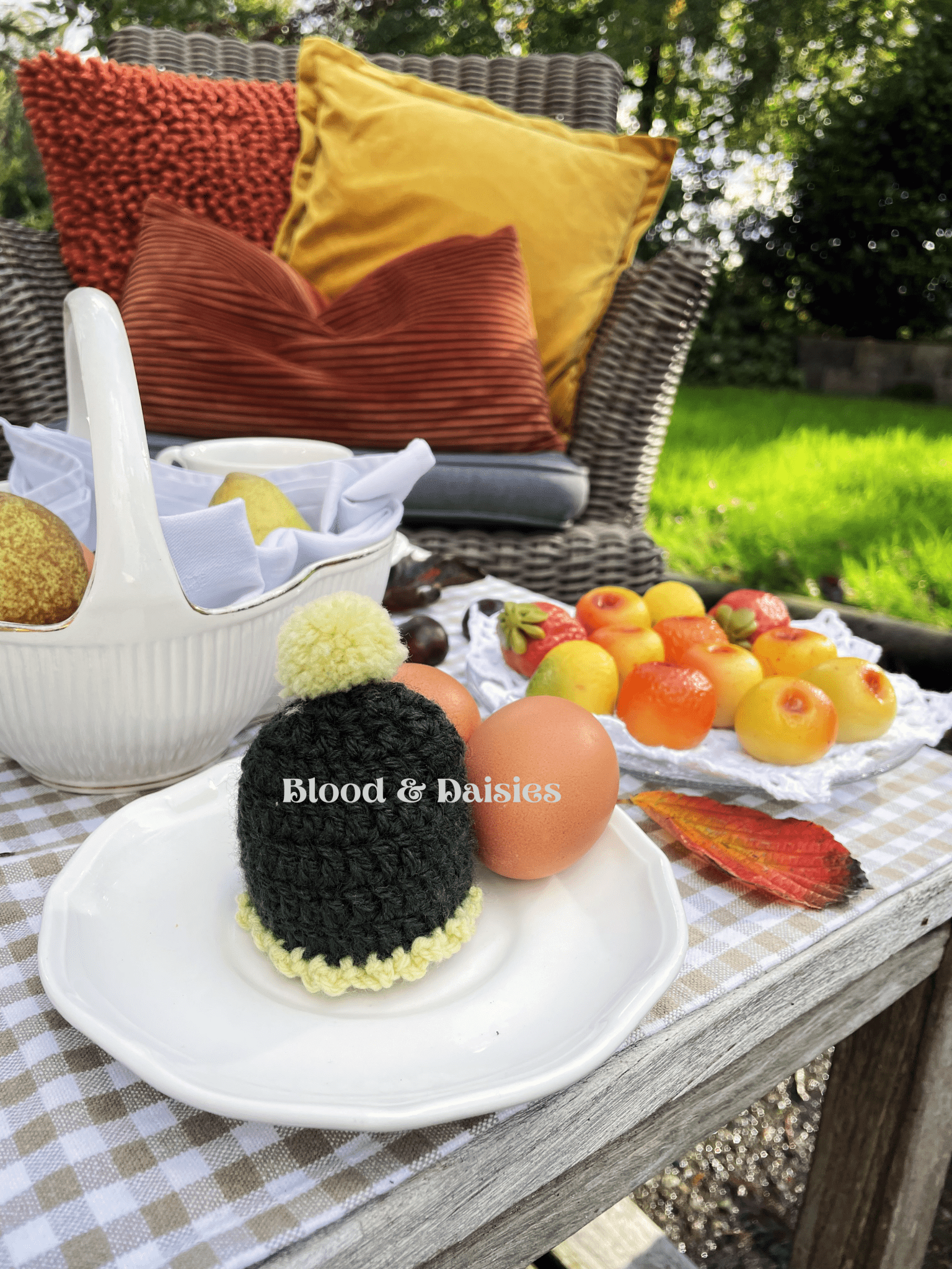Evergreen Egg Cozies - Blood & Daisies