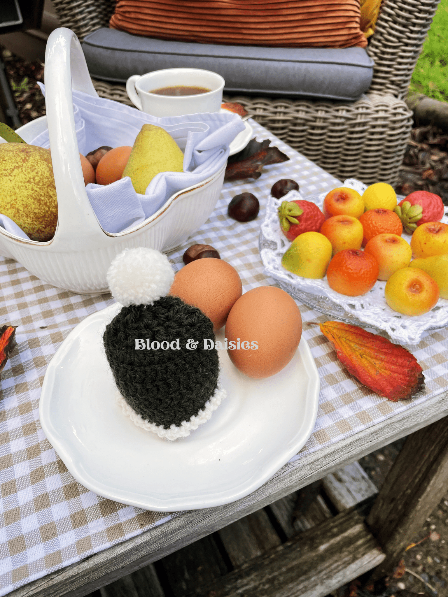 Evergreen Egg Cozies - Blood & Daisies