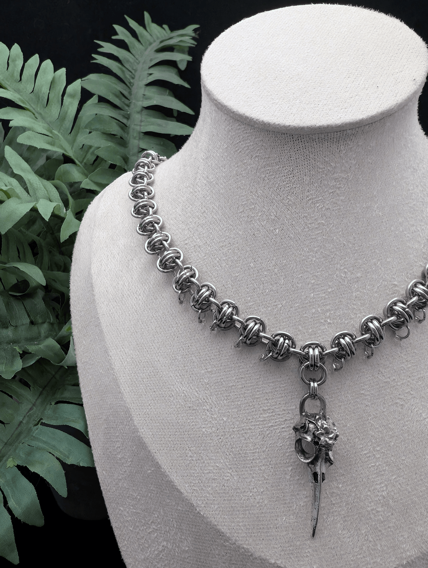 Raven’s Whisper Necklace - Blood & Daisies