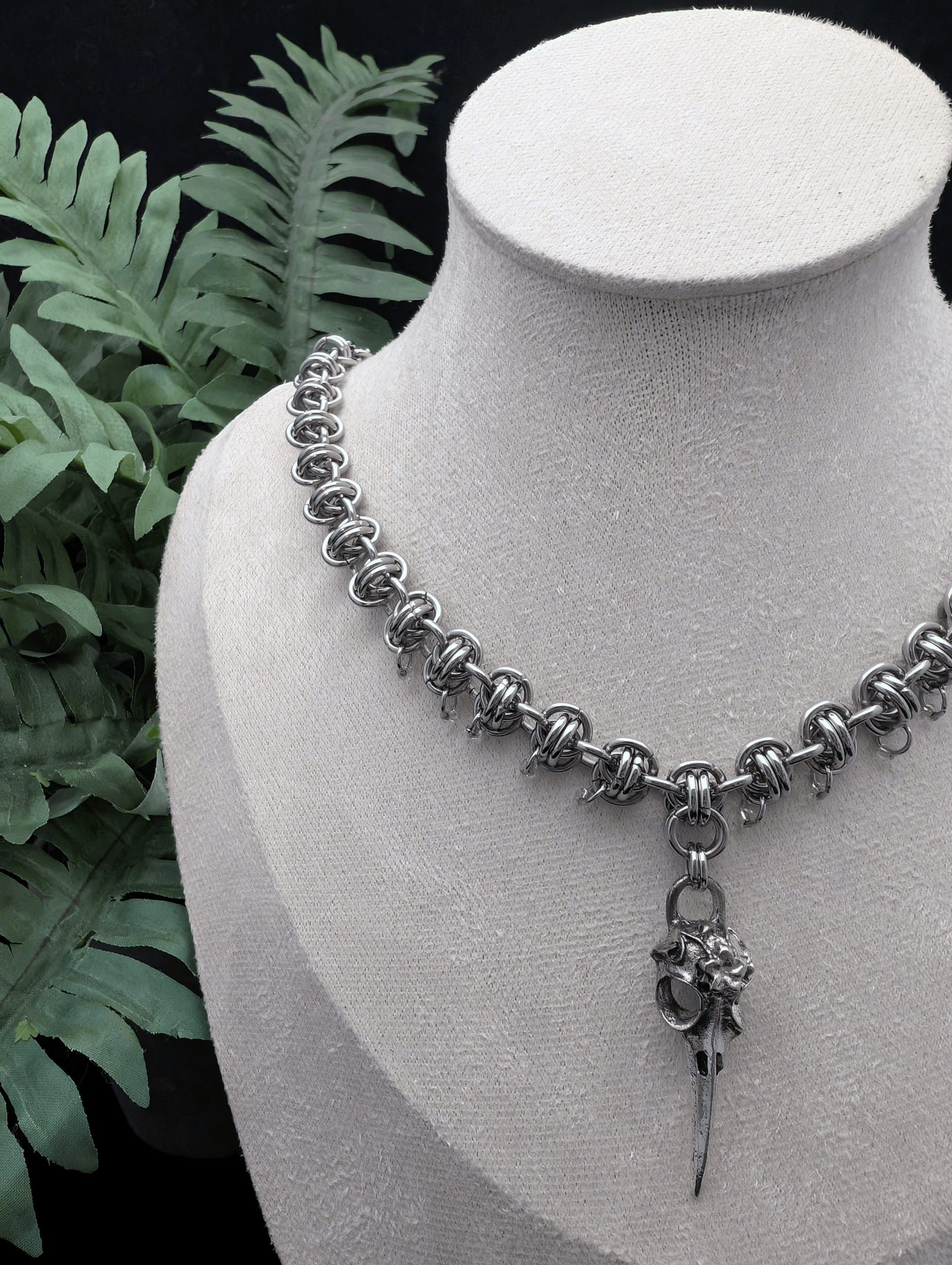 Raven’s Whisper Necklace - Blood & Daisies