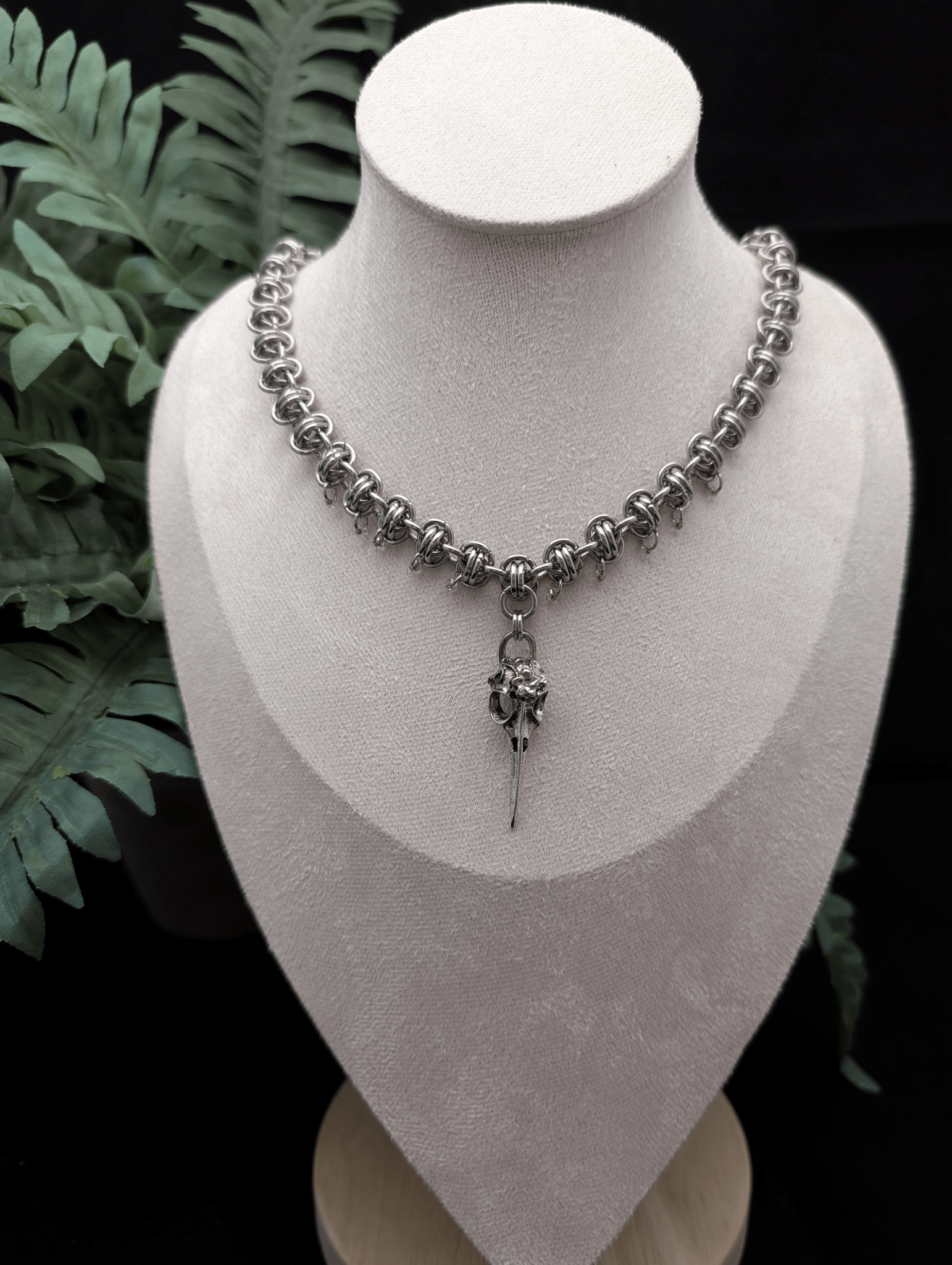 Raven’s Whisper Necklace - Blood & Daisies