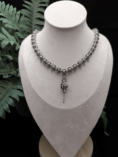 Raven’s Whisper Necklace - Blood & Daisies