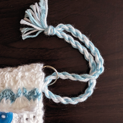 Pixie Pocket White & Blue