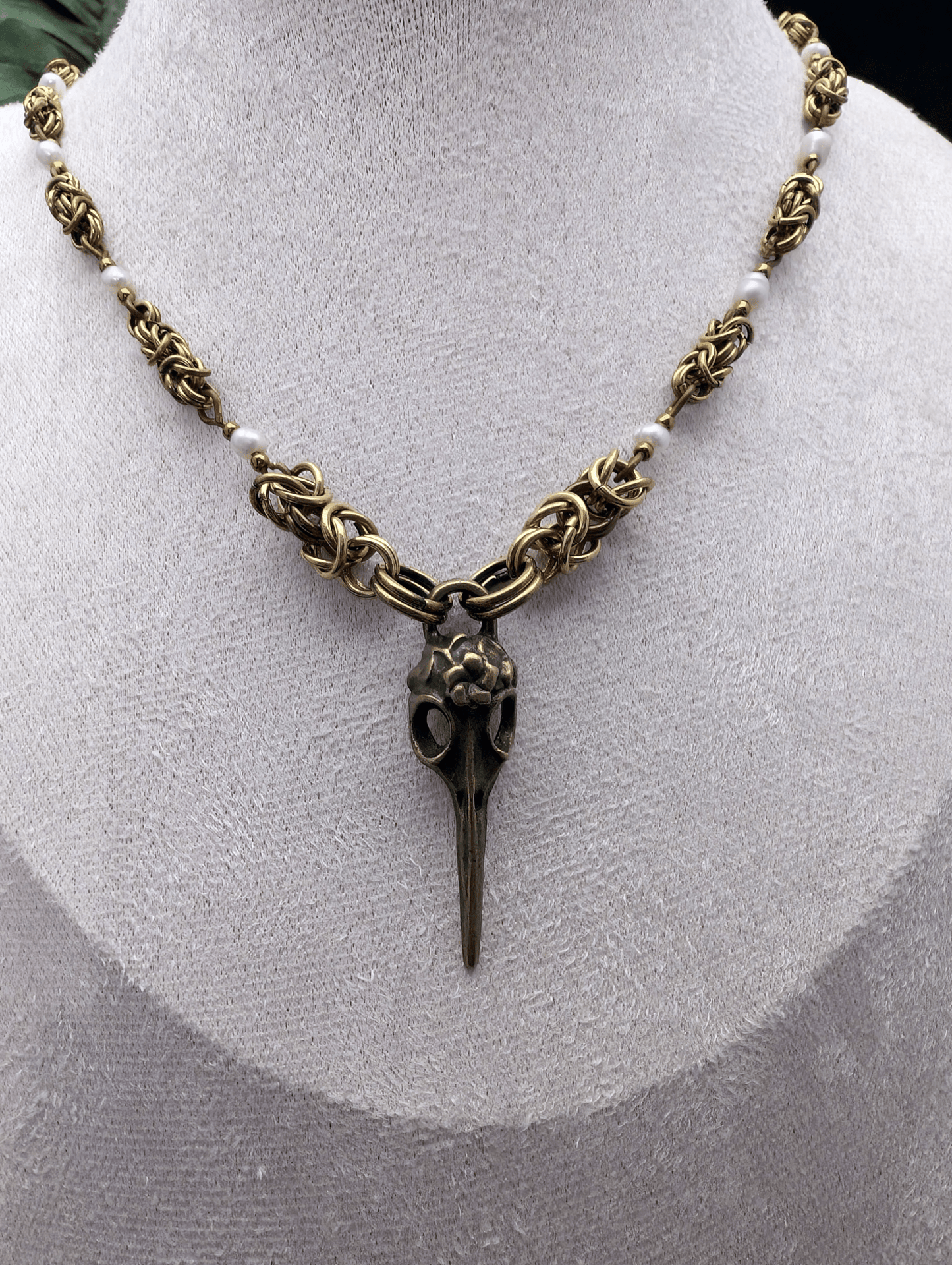 Wild Spirit Skull Necklace - Blood & Daisies