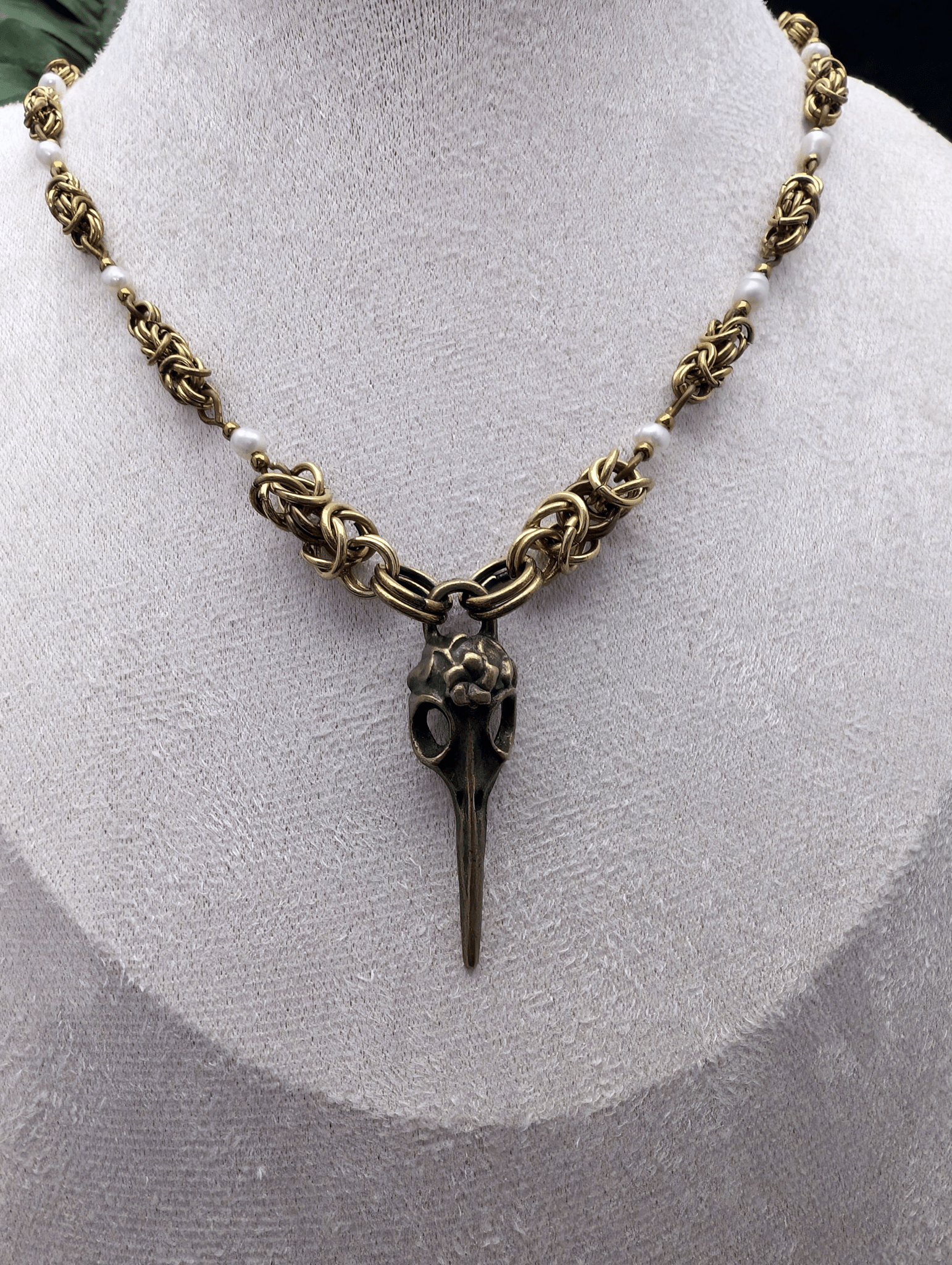 Wild Spirit Skull Necklace - Blood & Daisies