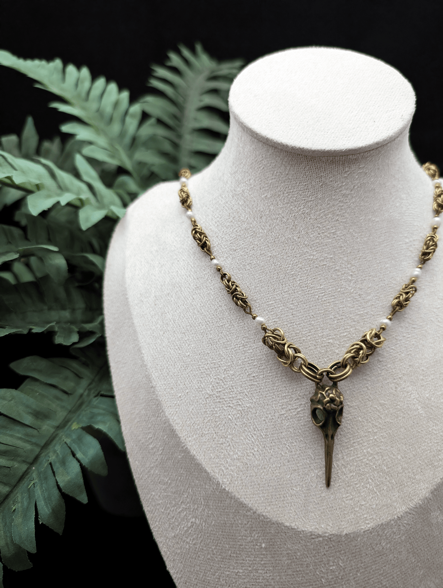 Wild Spirit Skull Necklace - Blood & Daisies