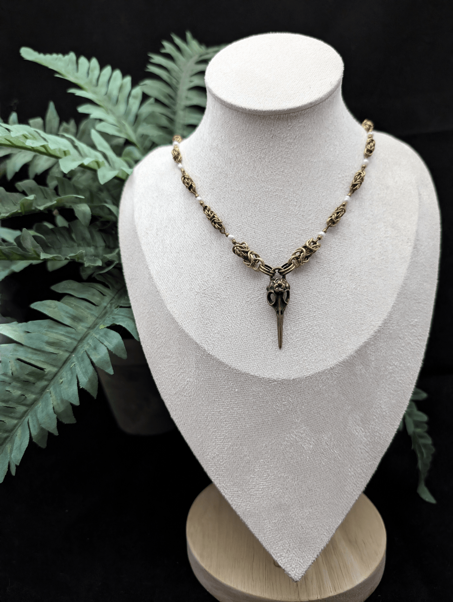 Wild Spirit Skull Necklace - Blood & Daisies