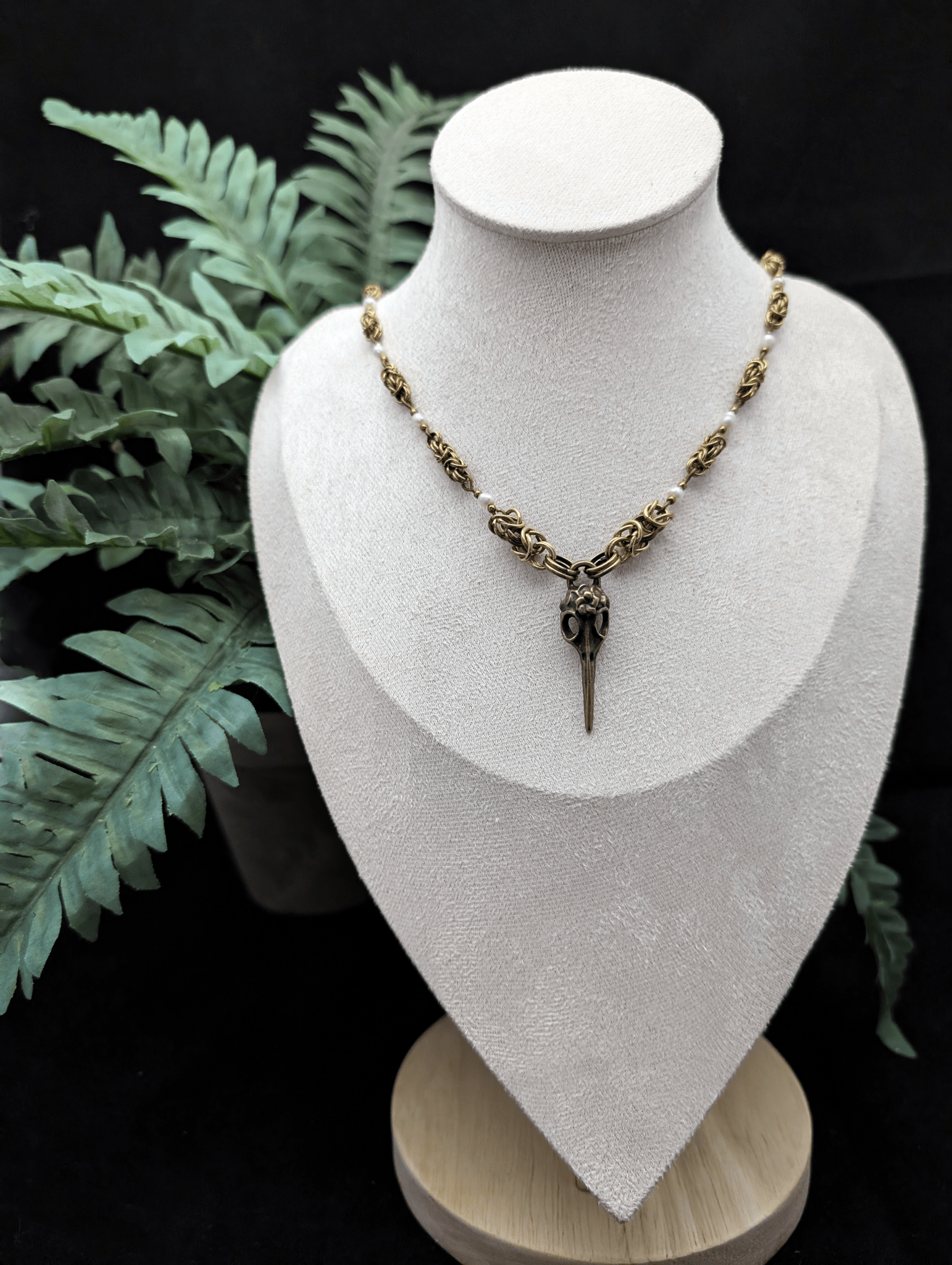 Wild Spirit Skull Necklace - Blood & Daisies
